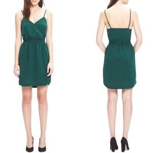 Madewell Teal Spaghetti Strap Mini Dress